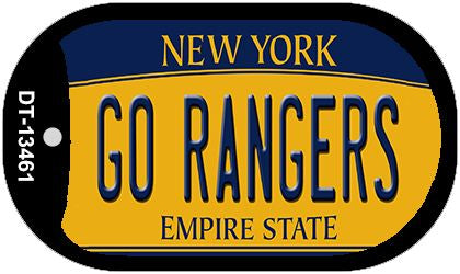 Go Rangers Novelty Metal Dog Tag Necklace DT-13461