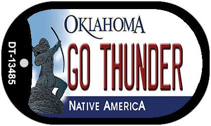 Go Thunder Novelty Metal Dog Tag Necklace DT-13485