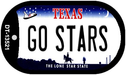 Go Stars Novelty Metal Dog Tag Necklace DT-13521