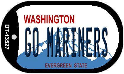 Go Mariners Novelty Metal Dog Tag Necklace DT-13527