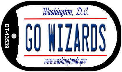 Go Wizards Novelty Metal Dog Tag Necklace DT-13539