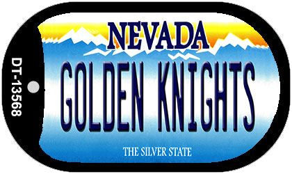 Golden Knights Novelty Metal Dog Tag Necklace DT-13568