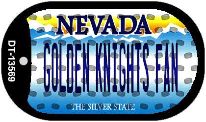 Golden Knights Fan Novelty Metal Dog Tag Necklace DT-13569