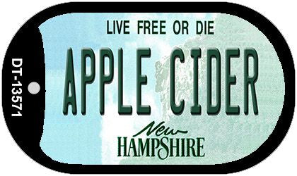 Apple Cider New Hampshire Novelty Metal Dog Tag Necklace DT-13571