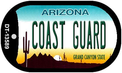 Coast Guard Arizona Novelty Metal Dog Tag Necklace DT-13589