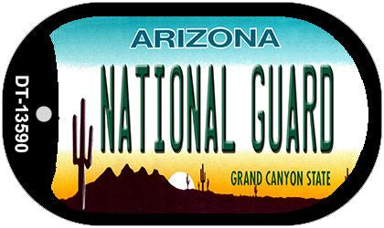 National Guard Arizona Novelty Metal Dog Tag Necklace DT-13590
