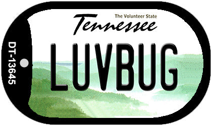 Love Bug Novelty Metal Dog Tag Necklace DT-13645