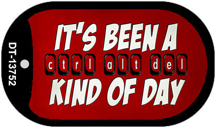 Ctrl Alt Del Day Novelty Metal Dog Tag Necklace Tag DT-13752