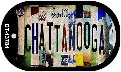 Chattanooga Strip Art Novelty Metal Dog Tag Necklace DT-13784