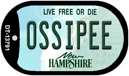 Ossipee New Hampshire Novelty Metal Dog Tag Necklace DT-13791