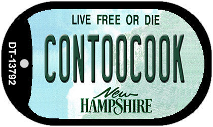 Contoocook New Hampshire Novelty Metal Dog Tag Necklace DT-13792