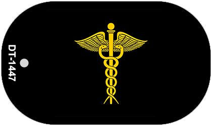 Caduceus Novelty Dog Tag Necklace DT-1447