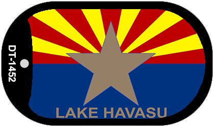Lake Havasu Arizona State Flag Metal Novelty Dog Tag Necklace DT-1452