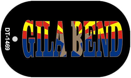 Gila Bend Arizona State Flag Metal Novelty Dog Tag Necklace DT-1469
