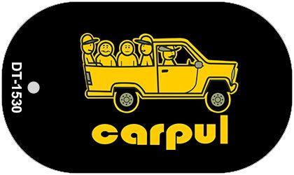 Carpul Metal Novelty Dog Tag Necklace DT-1530