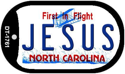 Jesus North Carolina Novelty Metal Dog Tag Necklace DT-1761