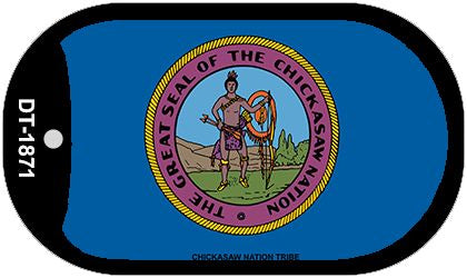 Chickasaw Nation Tribe Novelty Metal Dog Tag Necklace DT-1871