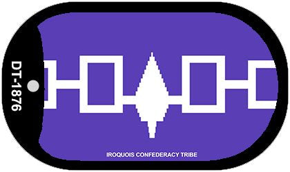 Iroquois Confederacy Tribe Novelty Metal Dog Tag Necklace DT-1876