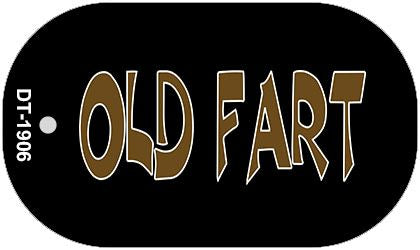 Old Fart Novelty Metal Dog Tag Necklace DT-1906