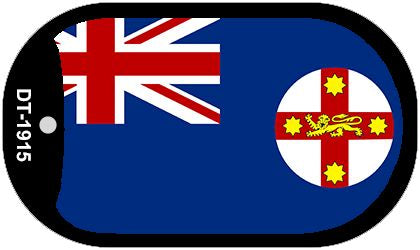 New South Wales Flag Metal Novelty Dog Tag Necklace DT-1915