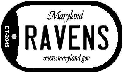 Ravens Maryland Novelty Metal Dog Tag Necklace DT-2045