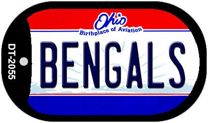 Bengals Ohio Novelty Metal Dog Tag Necklace DT-2055