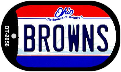 Browns Ohio Novelty Metal Dog Tag Necklace DT-2056