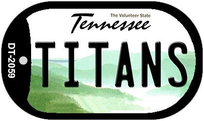 Titans Tennessee Novelty Metal Dog Tag Necklace DT-2059