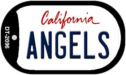 Angels California Novelty Metal Dog Tag Necklace DT-2096