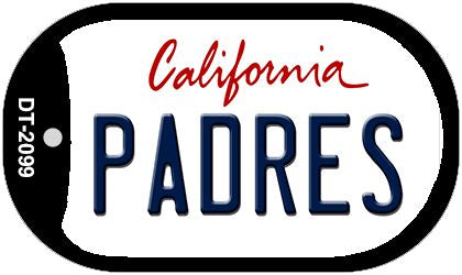 Padres California Novelty Metal Dog Tag Necklace DT-2099
