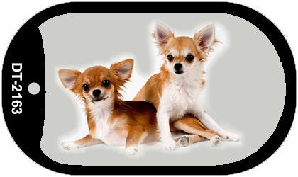 Chihuahua Novelty Metal Dog Tag Necklace DT-2163