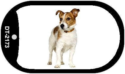 Jack Russell Terrier Novelty Metal Dog Tag Necklace DT-2173