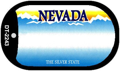 Nevada State Blank Novelty Metal Dog Tag Necklace DT-2243