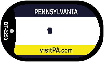 Pennsylvania State Blank Novelty Metal Dog Tag Necklace DT-2253
