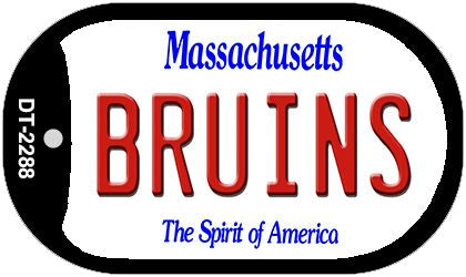 Bruins Massachusetts Novelty Metal Dog Tag Necklace DT-2288