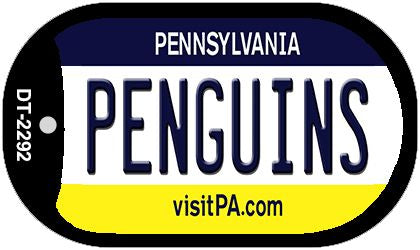 Penguins Pennsylvania Novelty Metal Dog Tag Necklace DT-2292