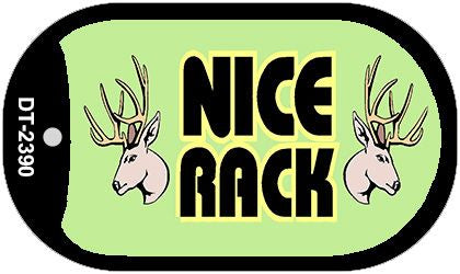 Nice Rack Novelty Metal Dog Tag Necklace DT-2390