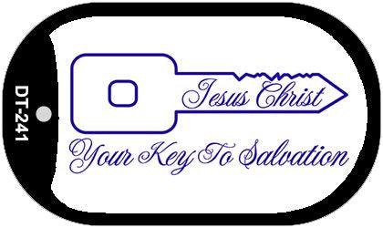 Key To Salvation Novelty Metal Dog Tag Necklace DT-241