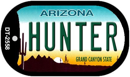 Hunter Arizona Novelty Metal Dog Tag Necklace DT-2558