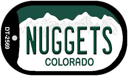 Nuggets Colorado Novelty Metal Dog Tag Necklace DT-2569