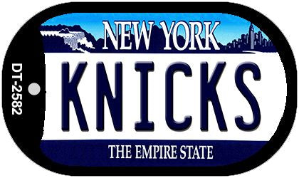 Knicks New York Novelty Metal Dog Tag Necklace DT-2582