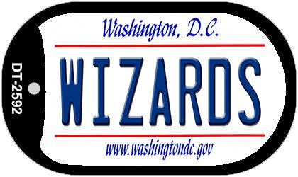 Wizards Washington DC Novelty Metal Dog Tag Necklace DT-2592