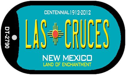 Las Cruces Teal New Mexico Novelty Metal Dog Tag Necklace DT-2790