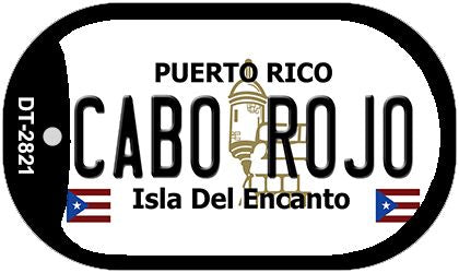Cabo Rojo Puerto Rico Metal Novelty Dog Tag Necklace DT-2821