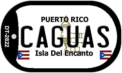 Caguas Puerto Rico Metal Novelty Dog Tag Necklace DT-2822