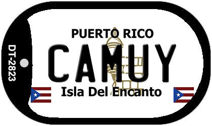 Camuy Puerto Rico Metal Novelty Dog Tag Necklace DT-2823