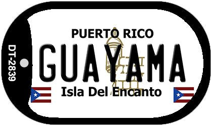 Guayama Puerto Rico Metal Novelty Dog Tag Necklace DT-2839