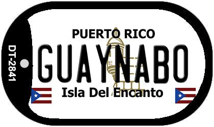 Guaynabo Puerto Rico Metal Novelty Dog Tag Necklace DT-2841