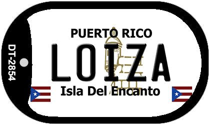 Loiza Puerto Rico Metal Novelty Dog Tag Necklace DT-2854