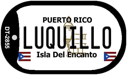 Luquillo Puerto Rico Metal Novelty Dog Tag Necklace DT-2855